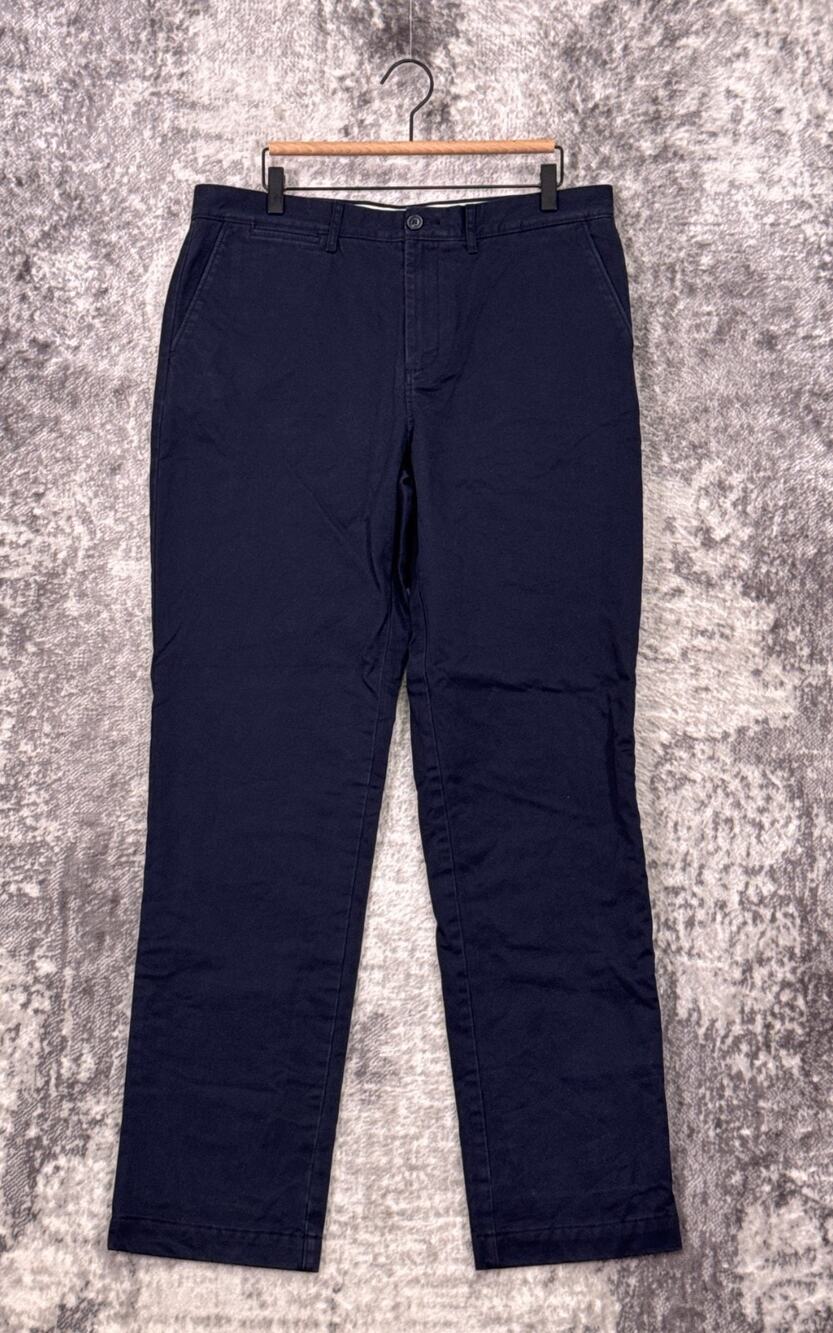 New J Crew Pants 34 x 34 Mens Classic Straight Fit Flannel Lined Cabin Chino